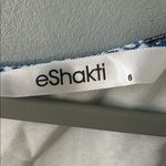 Eshakti  Multicolor Striped Sleeveless‎ Fit & Flare Midi Dress Photo 1