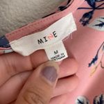 Mine Pink Floral V Neck Choker Tank Size M Photo 4