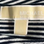 Michael Kors Striped Cold Shoulder T-Shirt Casual Top Size Large Photo 7