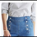 NWT Madewell Women's Blue High Rise Sailor Edition Pockets Shorts 28 Photo 1