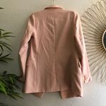 H&M oversize lined double breasted blazer jacket coat with gold button hardware Photo 2