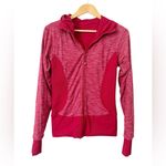 Lululemon  In Flux Cranberry Heathered Red Reversible Full Zip Jacket Size 8 Photo 2