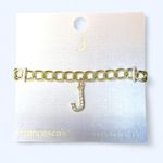 Francesca's  Gold Bracelet with J Charm Photo 0