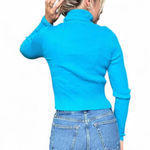 Amazon  Blue Turtleneck Top Photo 2