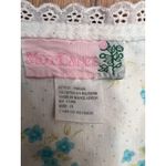 MoonDance Floral Lace Trim Sleeveless Top‎ 1X Cottagecore Y2K Sleepwear Blue Size XL Photo 2