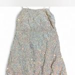 Sparkling Sequin Dress Silver Size 18 Photo 0