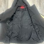 Anne Klein Charcoal Gray 100% Wool Hooded Pea Coat Size Medium Photo 5