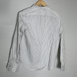 Ralph Lauren Lauren  Black White Striped Preppy Womens Button Down Shirt M Photo 1