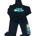 Madhappy  Local Optimist Black Hoodie and sweatpants set Photo 0