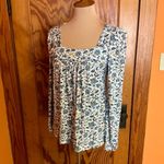 Lucky Brand Feminine Floral Peasant Top Photo 10