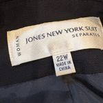 Jones New York Suit Separates Black Button Front Blazer Jacket – Size 22W Photo 1