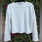 ZARA White Oversized Long Sleeve Top Size Small Photo 0