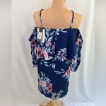 Yumi Kim  Celine‎ Blue Floral Flutter Sleeve Mini Dress Photo 6