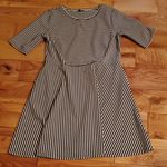 Apt. 9  Womens Striped Flirty Twirl Dress, Sz Large Photo 0
