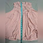 Free People  Western Romance Sleeveless Blouse Women's Small Pink Photo 6