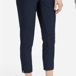 Everlane  Navy Slim Wool Ankle Trousers- Size 6 Photo 0