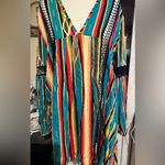 L & B lucky and blessed Aztec style V-neck blouse Photo 1