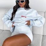 White Fox Boutique White Fox Love Club Oversized Sweatshirt  Photo 0