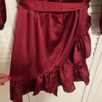 Sugar and L!ps Women’s long sleeve red dress with bows  Photo 4