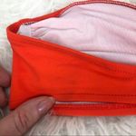 Parker Ruched Bandeau Bikini Top in Tangerine Photo 7