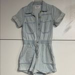 Show Me Your Mumu CANNON ROMPER DOCKSIDE JEAN DENIM SMALL COTTON Photo 1