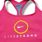 Nike Top Size Large Dri-Fit Tank Top Racerback Livestrong Running Athletic Athleisure Photo 3