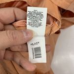 Moschino  Cheap & Chic Size 6 Dress Square Neck Ruched Sleeveless Orange Women’s Photo 9