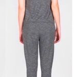 Anthropologie Dolan Dark Heathered Gray Drawstring Waist Sleeveless Jumpsuit Photo 1