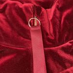 LEOLA COUTURE velvet puffer burgundy full zip fully lined cropped coat size M Purple Size M Photo 4