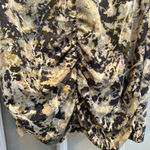 French Connection  Olive Camo Camouflage Watercolor Sleeveless Dress Size 2 XS Photo 10