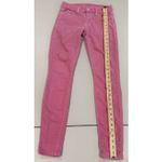 Hudson Jeans Womens 27" Pink Nico Super Skinny Low Rise Y2K Barbie Vacation Photo 5