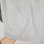 Good American Grey Cropped Sweatshirt Jacket Shacket Cotton Size 5/6 (2XL-3XL) Photo 14