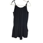 Theory Intellect Larianna Romper in Midnight Black Size Medium Photo 4