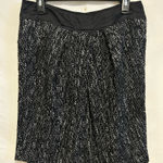 Vera Wang Lavender Label Tweed Wool Silk Black White Pencil‎ Skirt Career Size 8 Photo 0