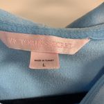 Victoria's Secret Vintage Y2K Victoria’s Secret Baby Blue Velour Hoodie Size L Photo 1