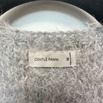 Gentle Fawn Women's Open Front Cardigan Gray Long Sleeve Knit Sweater Size M Photo 3