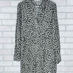 Anthropologie  Cloth & Stone Cheetah Print Mini Dress in Olive Size S Photo 3