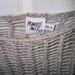 Princess Polly  Knit Top Long Sleeve Crocheted Photo 2