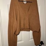 Size Large BDG Valeria V-Neck Cropped Sweater Photo 3