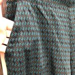 Max Studio  Green Printed Ponte Pants S Photo 5