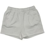 Good American  Size 1 White Elastic Waist Cotton Shorts Photo 1