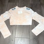 Revolve NWT BSR By Samii Ryan Mock Neck Long Sleeve Crop Top Size XS Photo 0