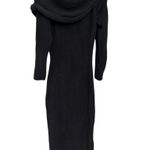 SKIMS NWT Cozy Knit Off the Shoulder Dress XL Onyx Photo 8