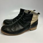 Caterpillar Cat‎ mixed media ankle boots leather canvas size 10 Photo 3