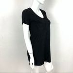 Altar'd State Altar’d State Black V Neck T Shirt Dress Short Sleeve Casual Soft Stretch Small Photo 2