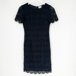 Reiss ‎ Swift Guipure Lace Mini Dress 0 Black Photo 2