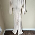 Indah  cream linen blend Mazie pants jumpsuit Photo 11