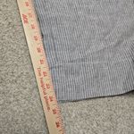 Everlane  Women's Linen Jumpsuit Sz 14 Gray White Stripe Tie Waist Sleeveless NWT Photo 11