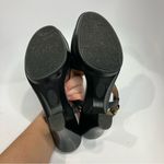 Sofft black‎ leather cross cross sling back pumps size 8 Black Photo 4