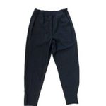 JOLYN Womens Elastic Waist Tapered Ankle Zip Jacklyn Leggings Black Large Photo 2